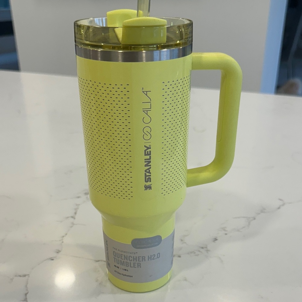 Stanley Calia Edition Vibrant Yellow Tumbler with Handle